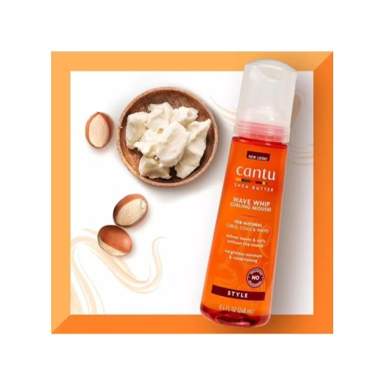 Cantu Shea Butter For Natural Hair Wave Whip Curling Mousse - 248 ml