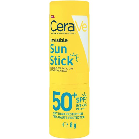 CeraVe Sun Stick With SPF 50+ For Face, Lips & Sensitive Areas, 8g CeraVe Sun Stick With SPF 50+ For Face, Lips & Sensitive Areas, 8g