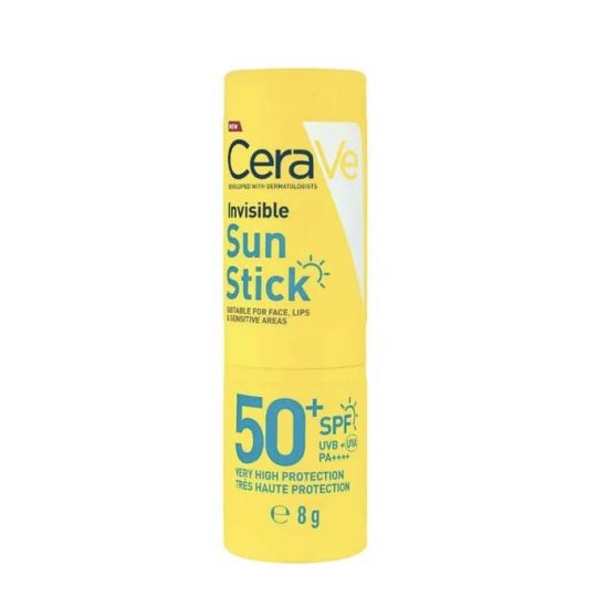 CeraVe Sun Stick With SPF 50+ For Face, Lips & Sensitive Areas, 8g CeraVe Sun Stick With SPF 50+ For Face, Lips & Sensitive Areas, 8g