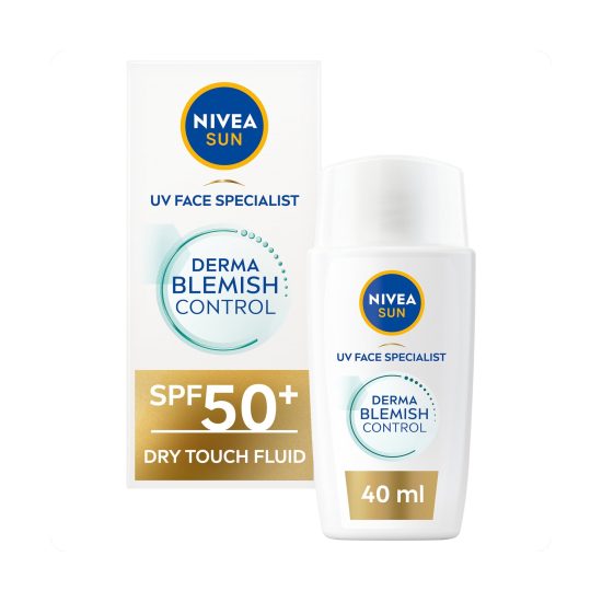نيفيا صن ديرما كلير سائل واقي شمس بعامل حماية SPF 50+ – 40 مل