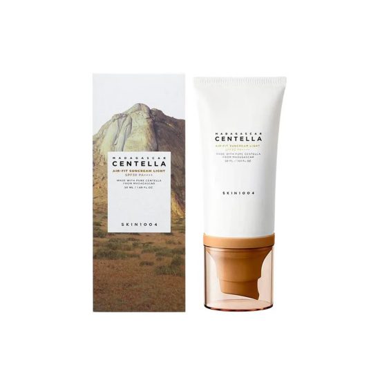 سكن 1004 سنتيلا إير فيت واقي شمس خفيف للاستخدام اليومي SPF 30+ – 50 مل