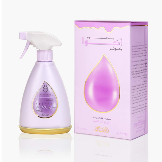 الرصاصي أكوا كوثر معطر للمنزل والشراشف – 375 مل الرصاصي أكوا كوثر معطر للمنزل والشراشف – 375 مل