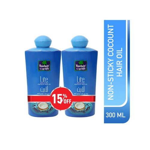 زيت باراشوت لايت الخفيف للشعر بجوز الهند – عبوتان × 300 مل