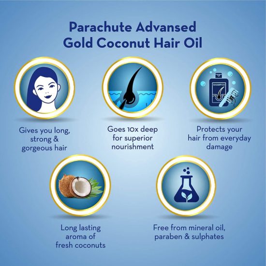 زيت باراشوت جولد بجوز الهند للشعر – 175 مل زيت باراشوت جولد بجوز الهند للشعر – 175 مل