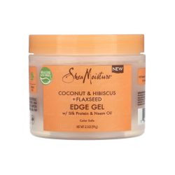 Shea Moisture Edge Gel with Coconut, Hibiscus + Flax Seeds, 99g