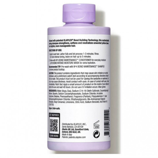 شامبو بنفسجي معزز للون الأشقر رقم 4P من اولابلكس - 250 مل 