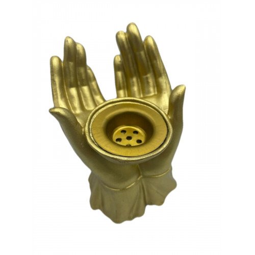 مبخرة رخاميه بتصميم انيق - ذهبي 