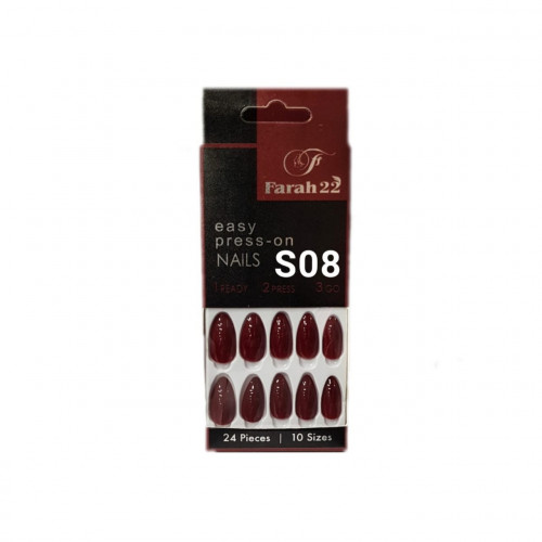 اظافر فرح 24 حبة -S08