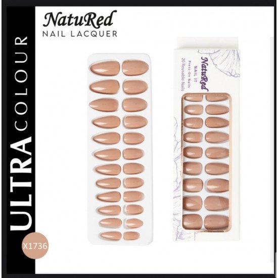 طقم أظافر لصق ذاتي من ناتوريد-X1736 طقم أظافر لصق ذاتي من ناتوريد-X1736