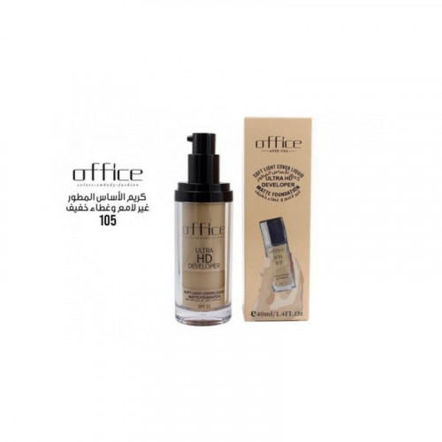 اوفيس كريم اساس مطور غير لامع فل كفر 40مل -105