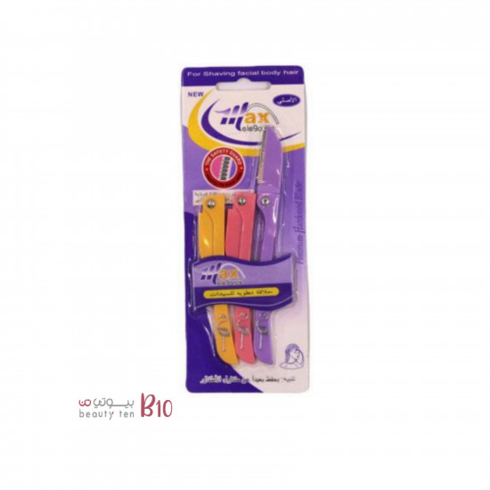 شفرات حلاقة نسائية 3 قطع من ماكس إليجانس