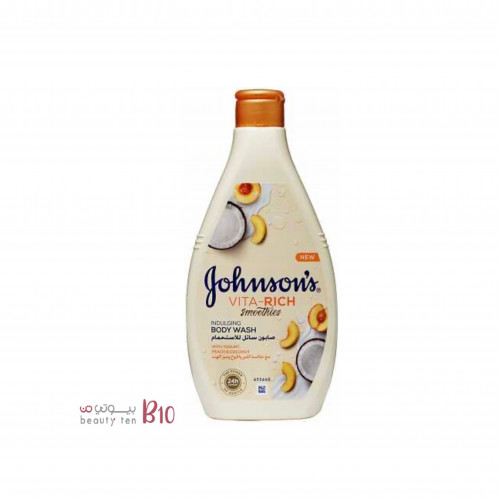 صابون جونسون سائل للاستحمام بالخوخ وجوز الهند 400مل صابون جونسون سائل للاستحمام بالخوخ وجوز الهند 400مل