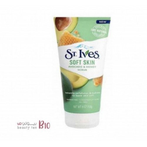 مقشر للوجه بالأفوكادو والعسل من سانت آيفز -170جرام