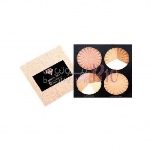 مجموعة هايلايتر جلو جلام دايموند ويست Gold/White/Purple