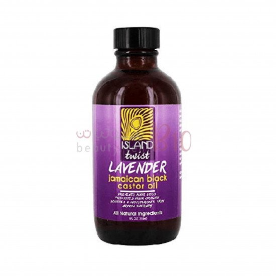 زيت الخروع الأسود الجاميكي باللافندر من ايلاند تويست - 118 مل