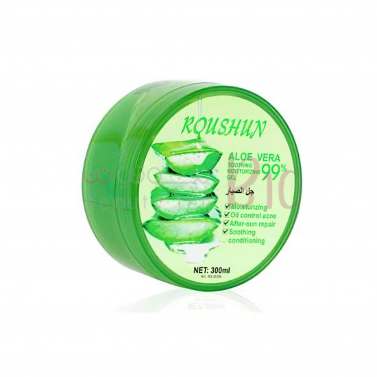 روشن جل الصبار 99٪ مرطب مهدئ 300 مل روشن جل الصبار 99٪ مرطب مهدئ 300 مل