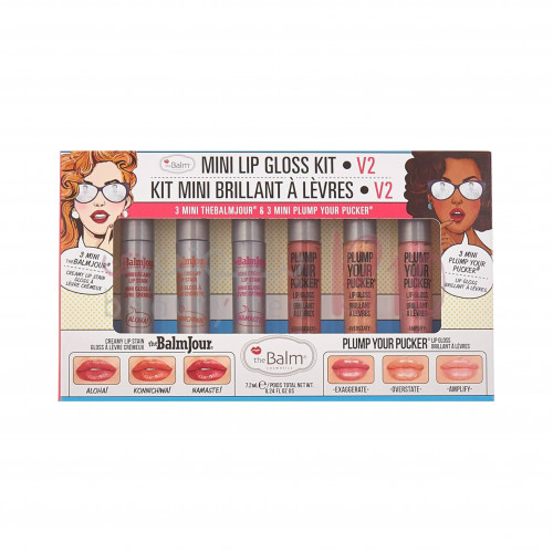 طقم أرواج ميني ليب غلوس فول 2 من ذا بالم