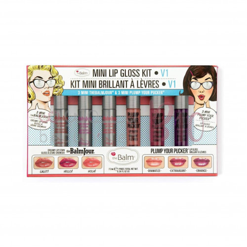 طقم أرواج ميني ليب غلوس فول 1 من ذا بالم