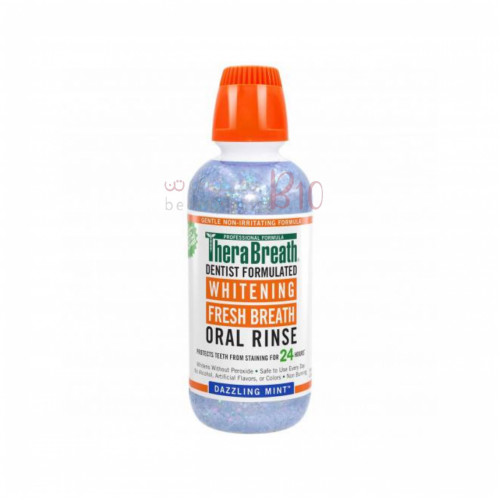 غسول الفم بالنعناع المبيض من ثيرابريث - 473 مل
