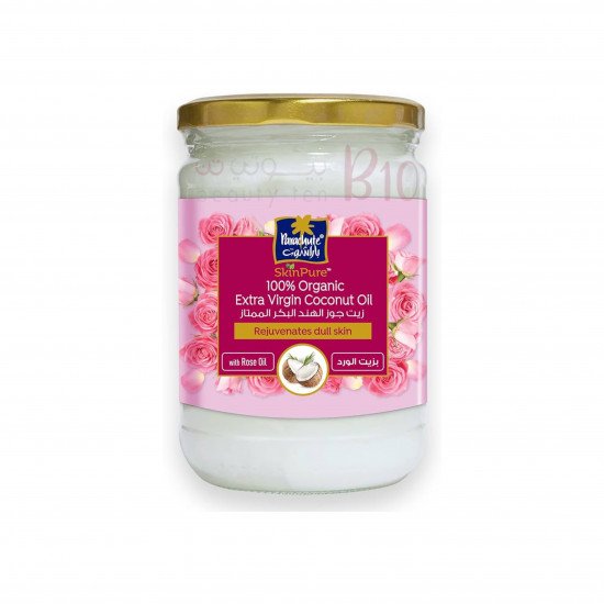 زيت جوز هند البكر بزيت الورد من بارشوت 200 مل