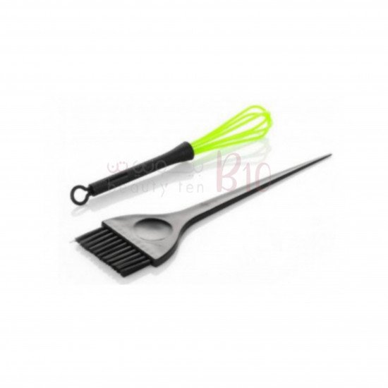 طقم فرشاة صبغ الشعر مع أداة دمج من ماكس اليجانس