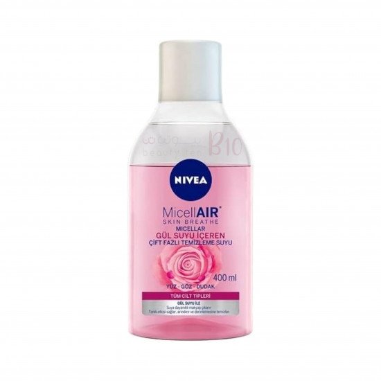 ماء ميسيلار بماء الورد لازالة المكياج من نيفيا 400مل