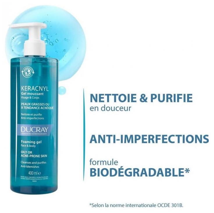 جل رغوي كيراكنيل من دوكراي 400 مل