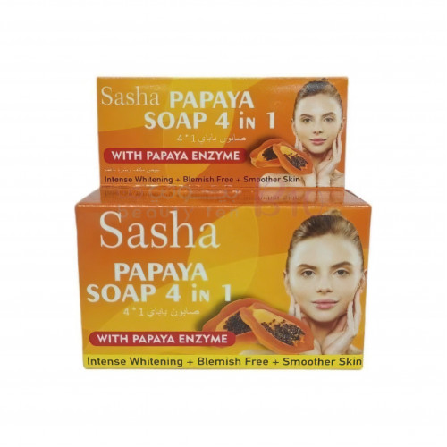 ساشا صابون البابايا -1*4 - 100ج