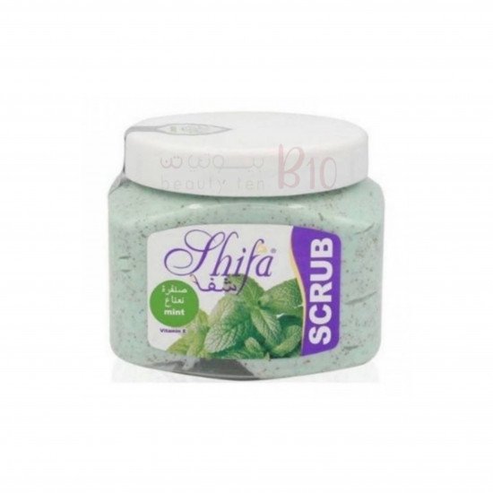 صنفرة بخلاصة النعناع ، فيتامين اي، من شفا 500 مل