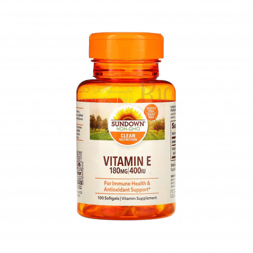 فيتامين هـ، 180 مجم (400 وحدة دولية)100 كبسولة هلامية من صنداون