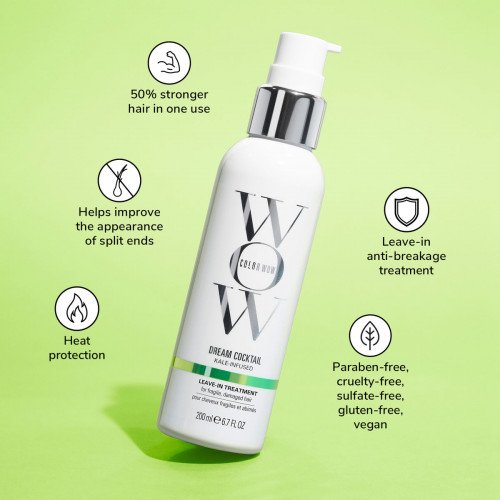 كريم رغوي يترك على الشعر بخلاصة الكرنب من دريم كوكتيل كولور واو 200مل كريم رغوي يترك على الشعر بخلاصة الكرنب من دريم كوكتيل كولور واو 200مل