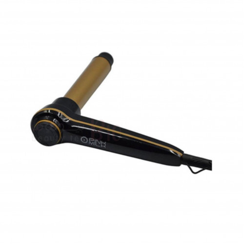 جهاز تجعيد الشعر أسود/ذهبي من بينك ميلك