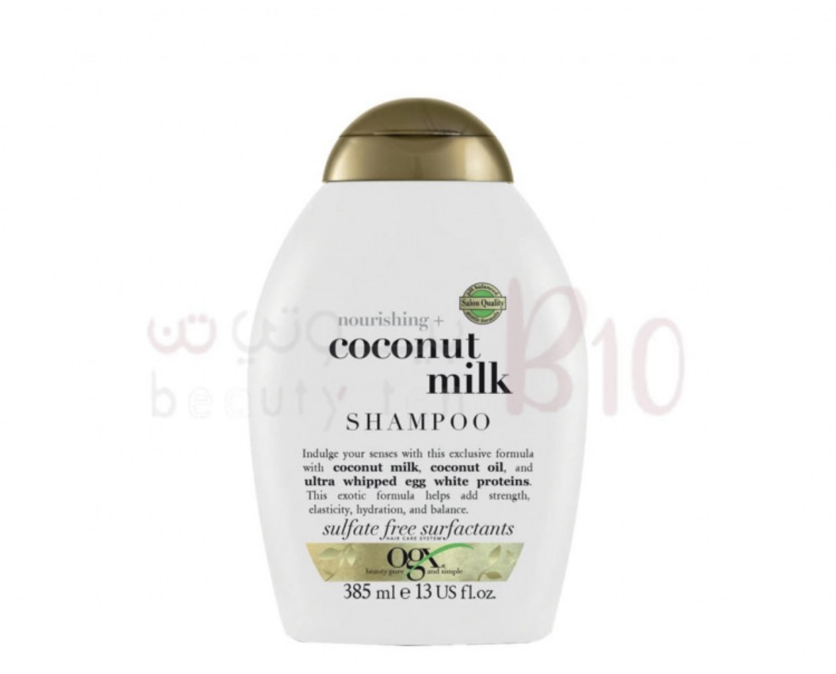 او جي اكس أورجانيكس شامبو مغذٍ + حليب جوز الهند 385 مل
