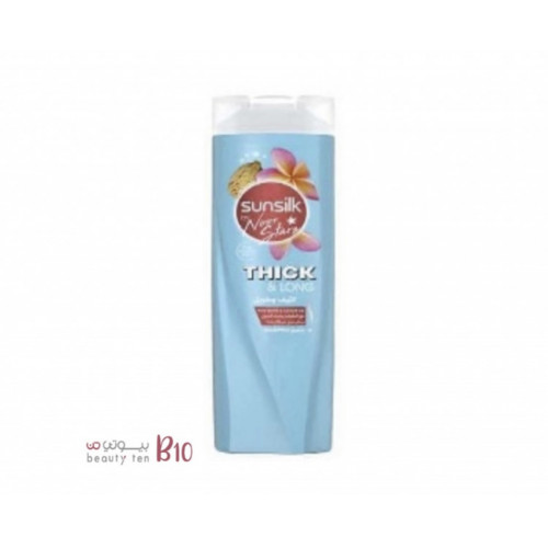 صانسيلك شامبو شعر كثيف و طويل مع البايوتين وزيت الخروع 400مل