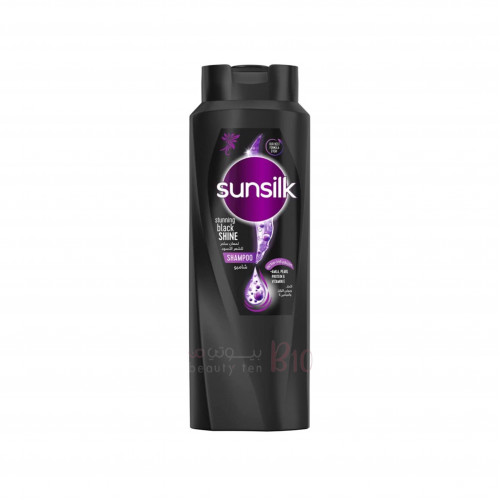 صانسيلك شامبو لمعان ساحر للشعر الأسود 700مل