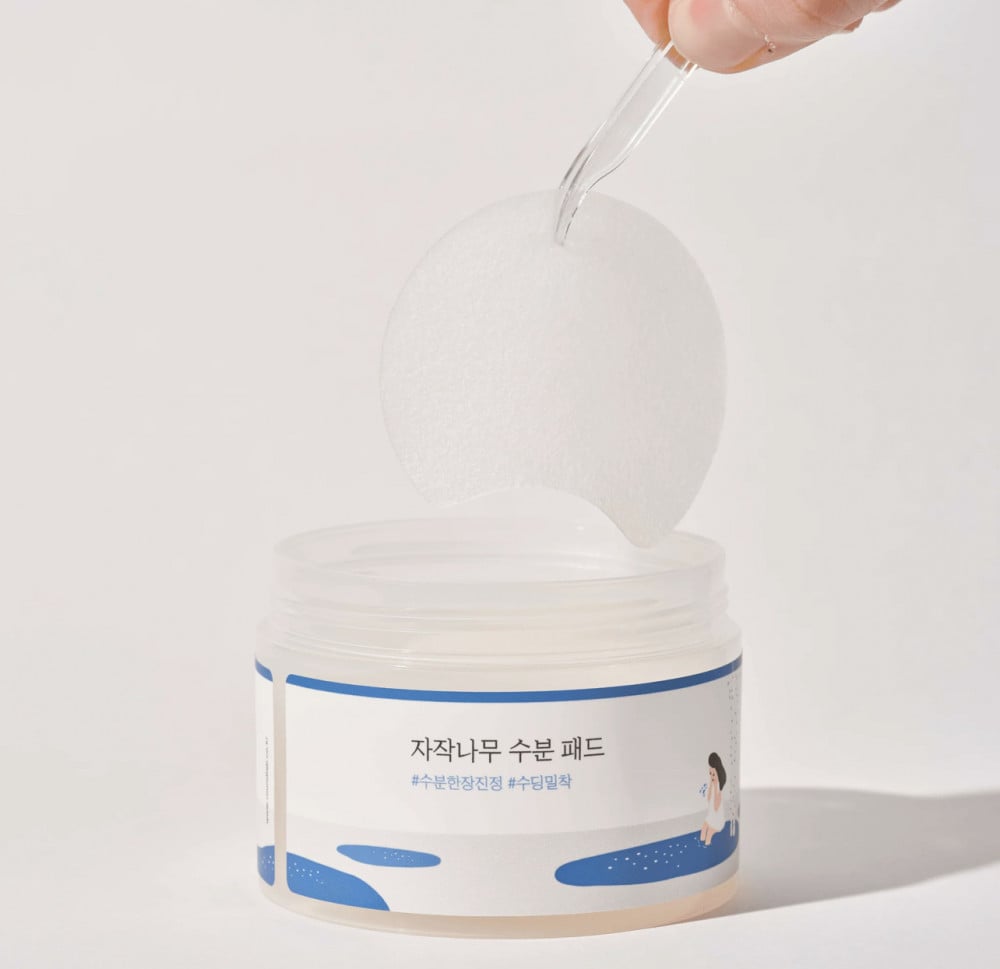 مسحات تنظيف وترطيب البشرة  بالبتولا من راوند لاب 60 مسحة