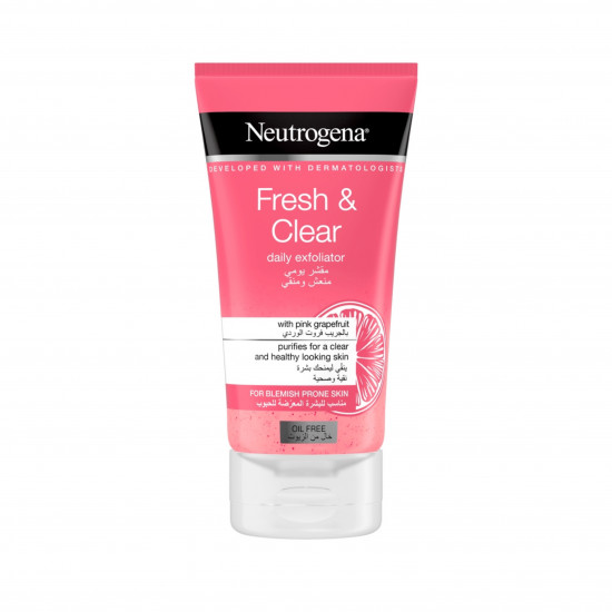 نتروجينا مقشر يومي بالجريب فروت الوردي 150مل