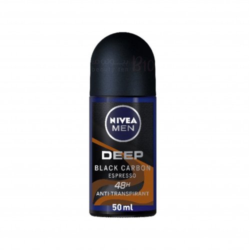 نيفيا مزيل رائحة العرق ديب بالكربون الأسود برائحة الإسبريسو 50مل