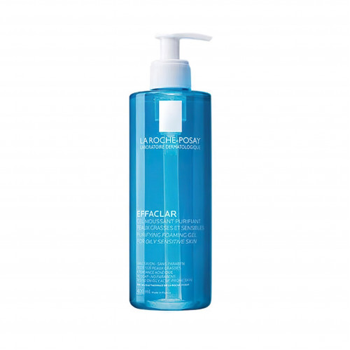 جل ايفاكلار الرغوي المنقي للبشرة الدهنية الحساسة من لاروش بوزاي - 400مل