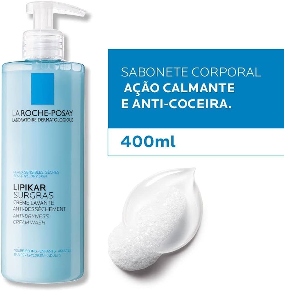 كريم منظف مضاد للجفاف ليبيكار سورجراس من لاروش بوزاي - 400 مل