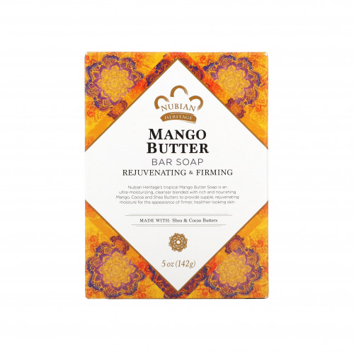 قطع صابون زبدة المانجو من نوبيان هيريتج - 142 جم