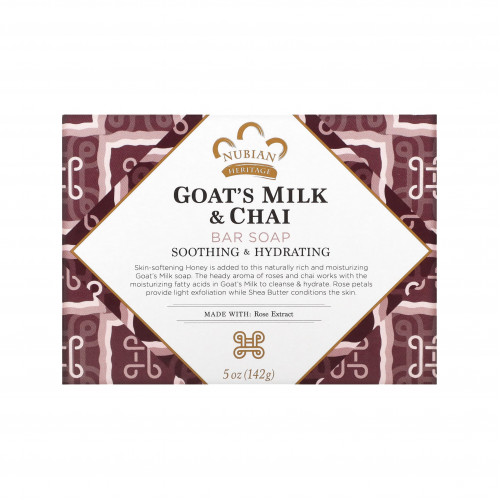 صابون حليب الماعز والشاي من نوبيان هيريتج - 142 غرام