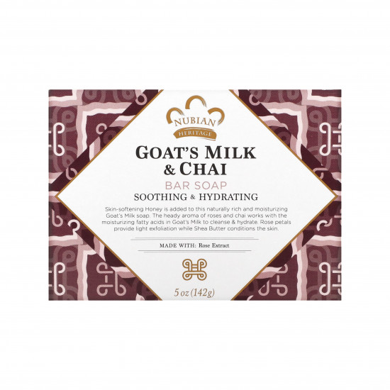 صابون حليب الماعز والشاي من نوبيان هيريتج - 142 غرام صابون حليب الماعز والشاي من نوبيان هيريتج - 142 غرام