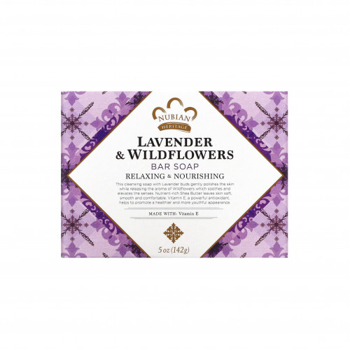 صابون بالخزامى والزهور البرية من نوبيان هيريتج - 142 جم صابون بالخزامى والزهور البرية من نوبيان هيريتج - 142 جم