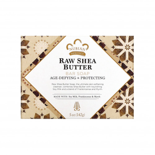 صابون زبدة الشيا الخام من نوبيان هيريتج - 142 جم
