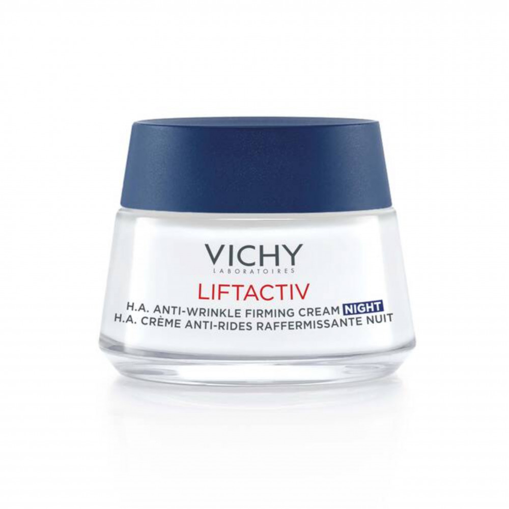 فيشي ليفتاكتيف اتش.ايه. عناية ليلية مضادة للتجاعيد وشد البشرة لجميع أنواع البشرة فيشي ليفتاكتيف اتش.ايه. عناية ليلية مضادة للتجاعيد وشد البشرة لجميع أنواع البشرة
