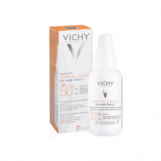 فيشي كابيتال سوليل واقي شمسي يومي بعامل حماية من الشمس 50+ 40 مل