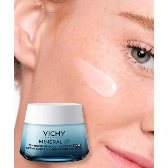 فيشي مينيرال 89 كريم تعزيز الرطوبة لمدة 72 ساعة 50 مل