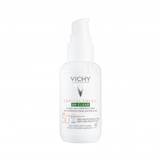 واقي شمس سائل مائي بعامل حماية 50 للبشرة الدهنية من فيشي 40مل