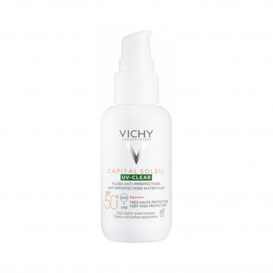 واقي شمس سائل مائي بعامل حماية 50 للبشرة الدهنية من فيشي 40مل